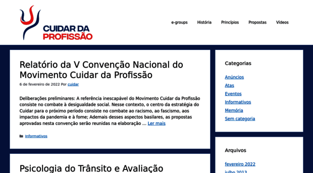 cuidardaprofissao.org