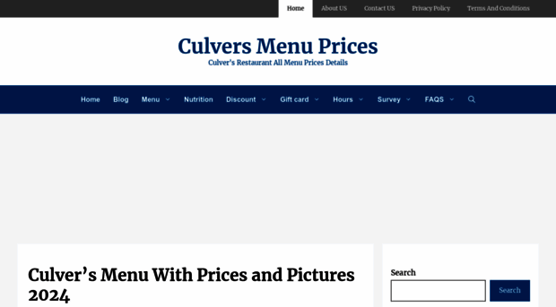 culversmenuprices.info