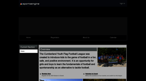 cumberlandyouthflagfootball.com