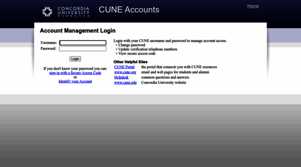 cuneaccounts.cune.edu