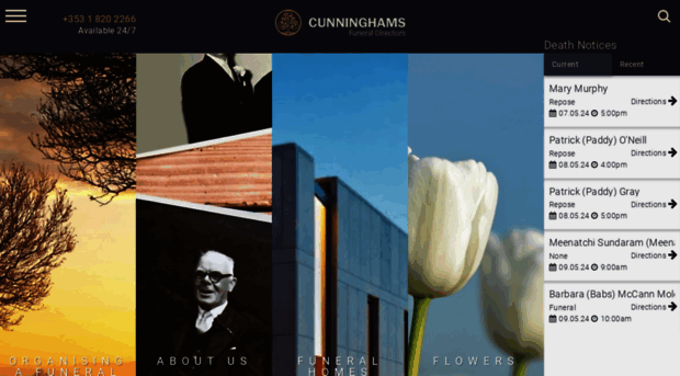 cunninghamsfunerals.com