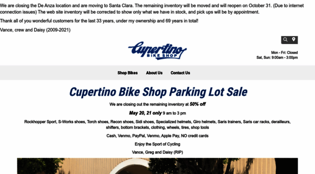 cupertinobikeshop.com