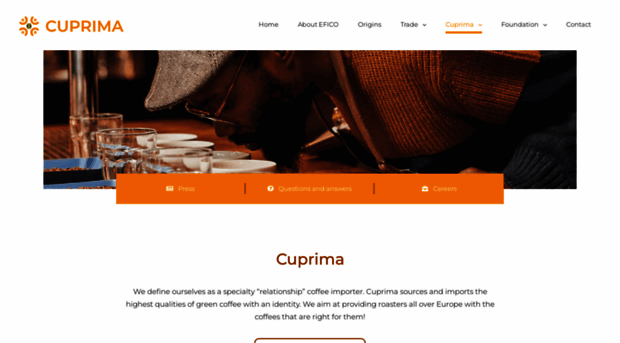 cuprima-coffee.com