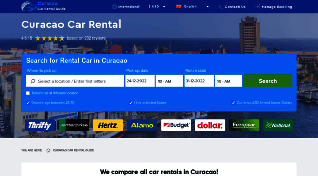 curacaocar.com