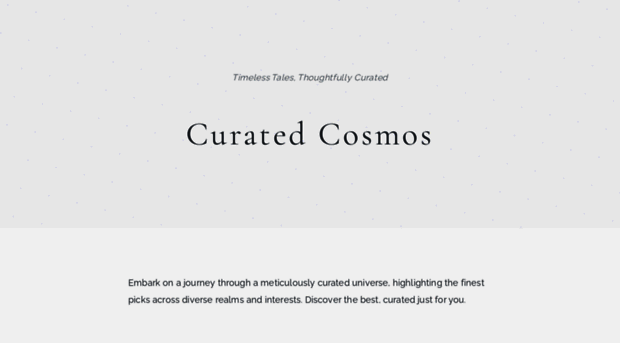 curated-cosmos.com