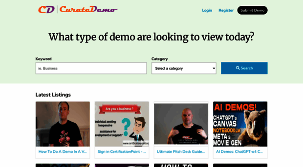 curatedemo.com