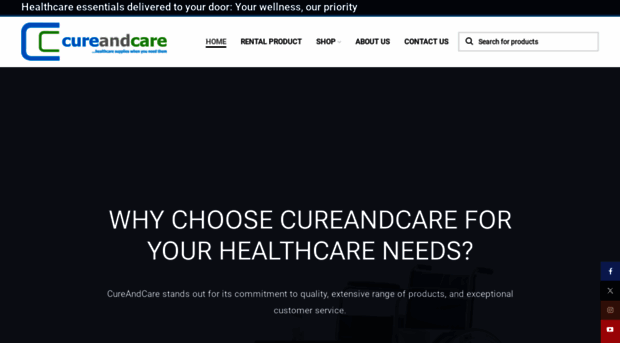 cureandcare.co.in