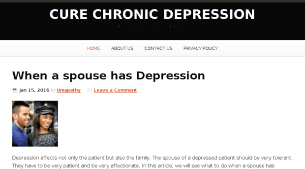 curechronicdepression.com