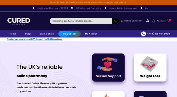 curedpharmacy.com