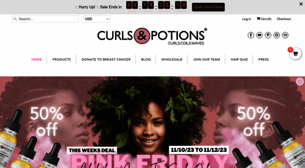 curlsandpotions.com