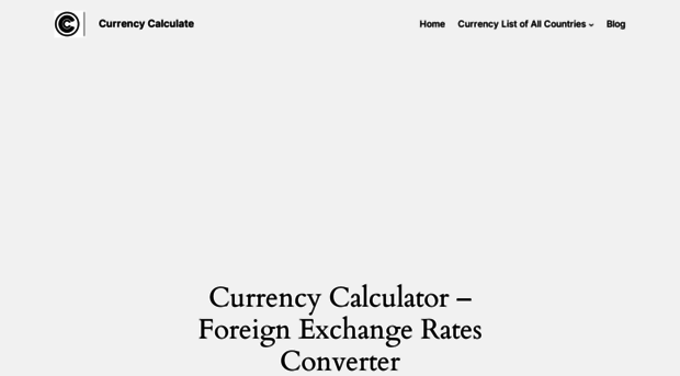 currencycalculate.com