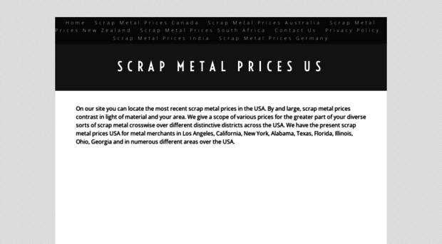 currentscrapmetalpricesperpound.com