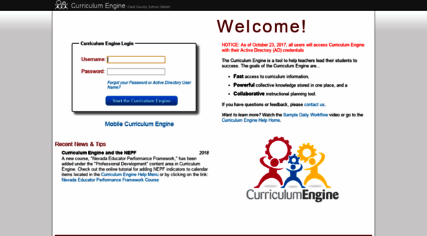 curriculum.wiki-teacher.com - CCSD Curriculum Engine - Login ...