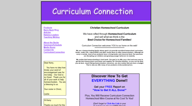 curriculumconnection.net