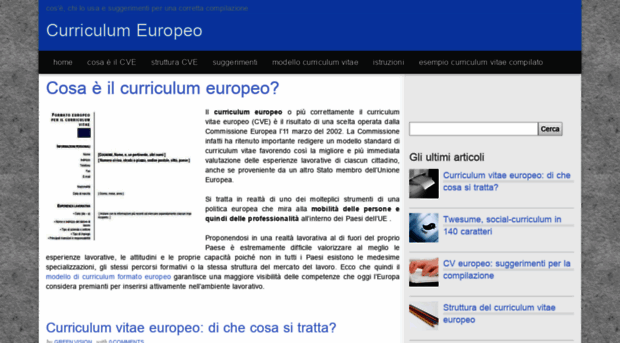 curriculumeuropeo.eu