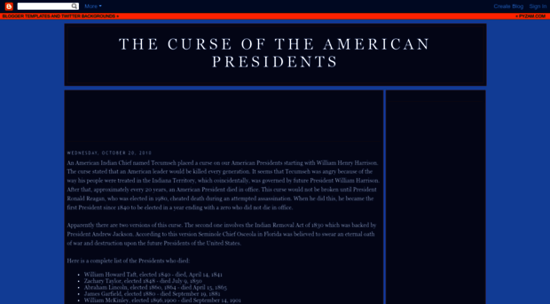 curseofpresidents.blogspot.com