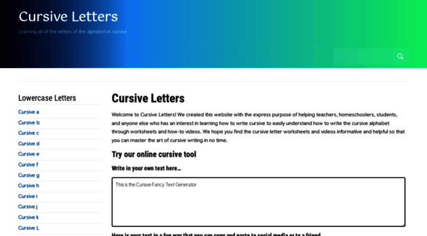 cursiveletters.com
