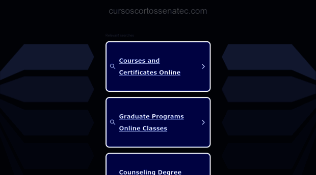 cursoscortossenatec.com