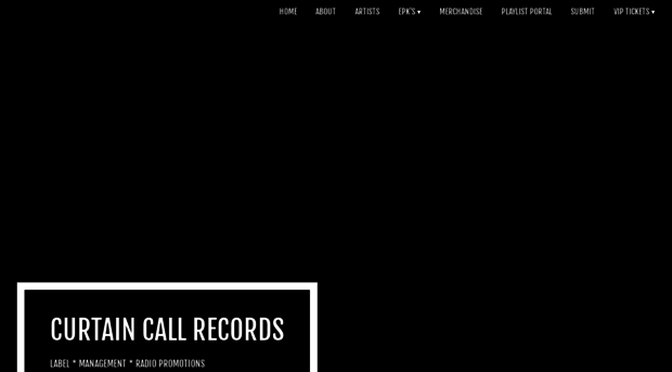 curtaincallrecords.com