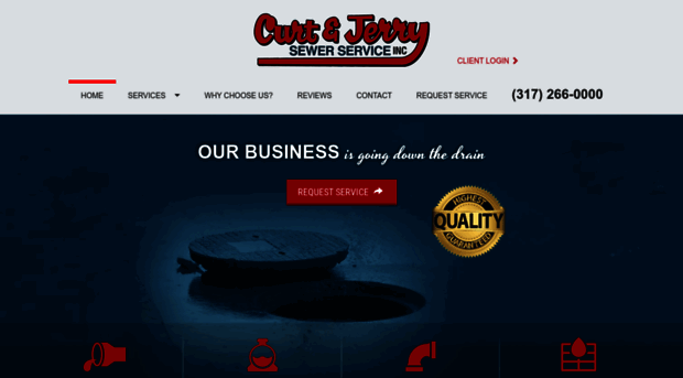 curtandjerrysewerservice.com