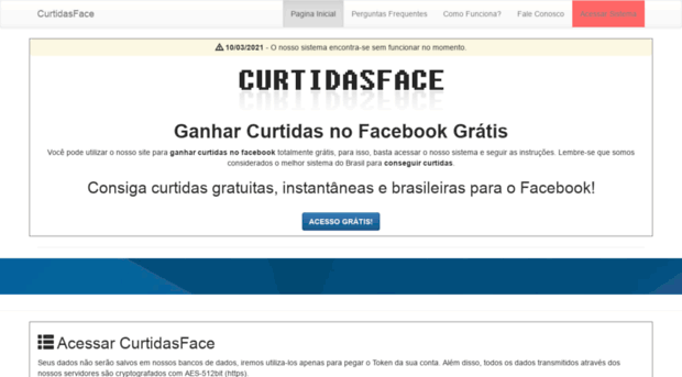 curtidasface.com.br