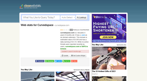 curvedspace.com.clearwebstats.com