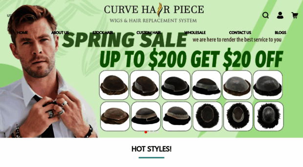 curvehairpiece.com