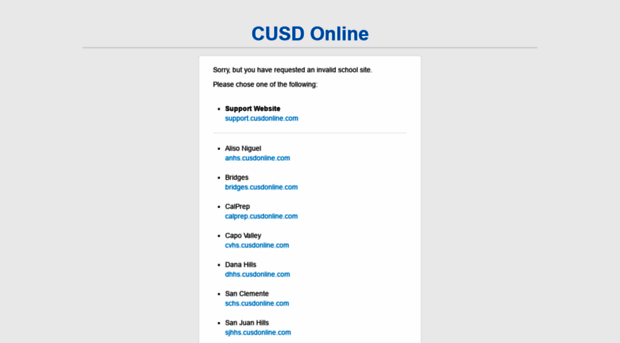 cusdonline.com