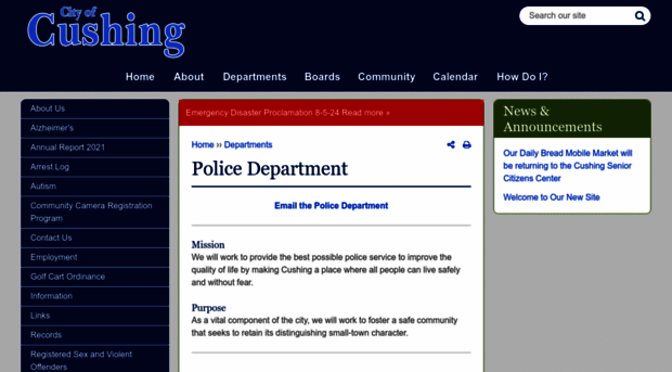 cushingpd.com