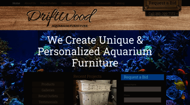 customaquariumfurniture.com