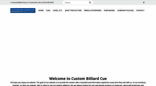 custombilliardcue.com