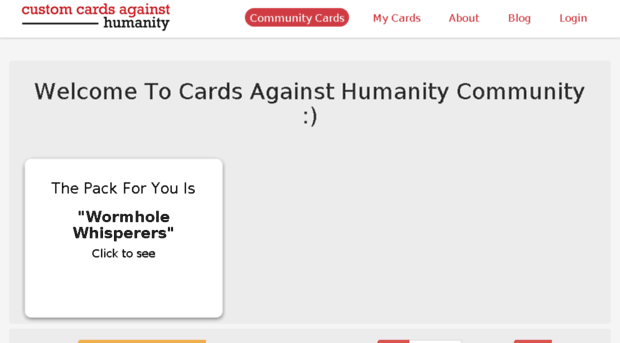 customcardsagainsthumanity.com