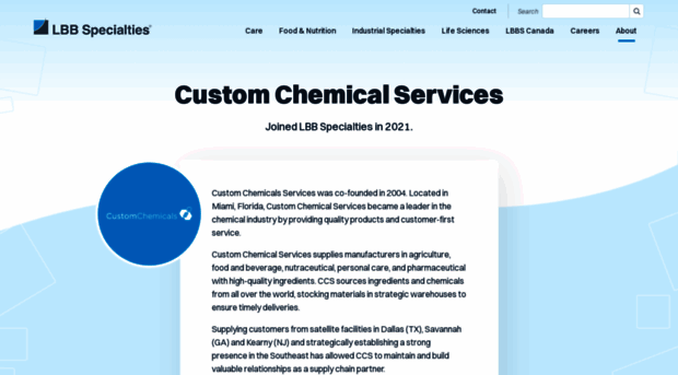 customchemicalservices.com