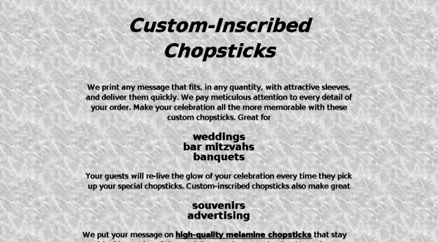 customchopsticks.com