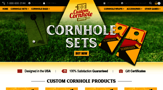 customcornhole.com