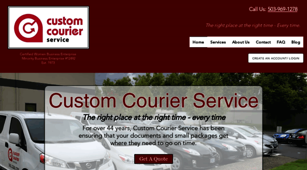 customcourierservice.com