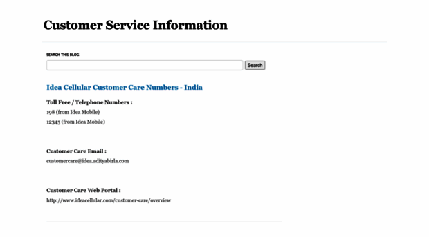 customer-service-information.blogspot.in