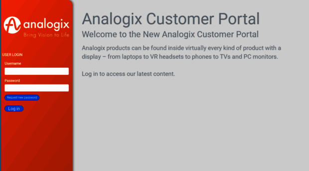 customer.analogix.com