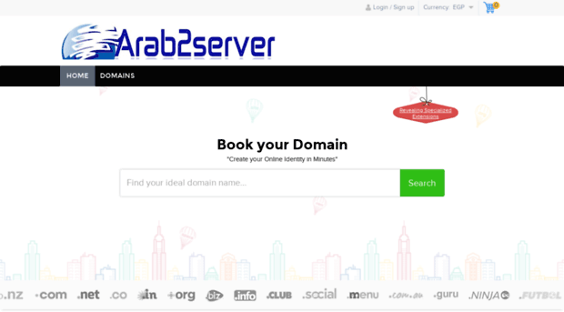 customer.arab2server.com