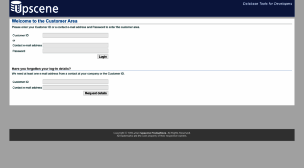 customer.upscene.com