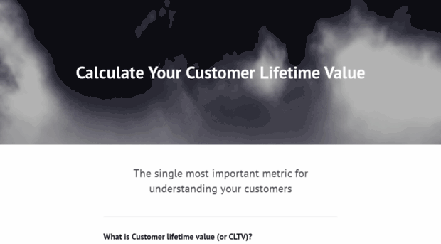 customerlifetimevalue.co