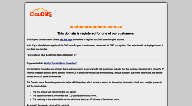 customernumbers.com.au