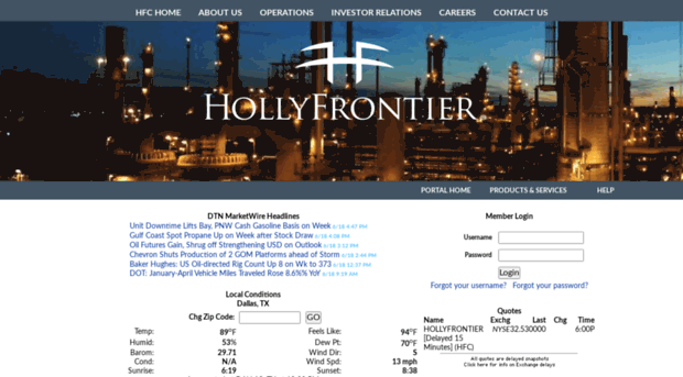 customerportal.hollyfrontier.com