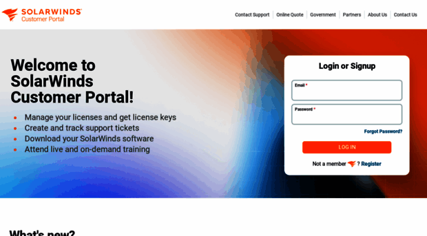 customerportal.solarwinds.com - Customer Portal | SolarWinds - Customer ...