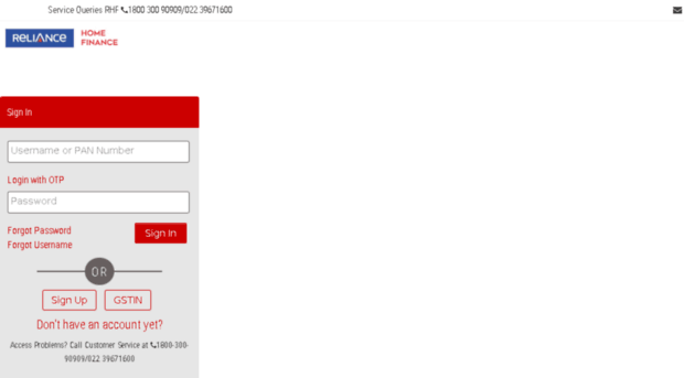 customerselfservice.reliancehomefinance.com