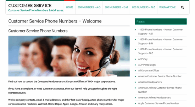 customerservicephonenumbers.org