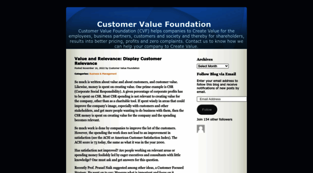 customervaluefoundation.wordpress.com