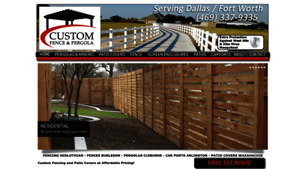 customfenceandpergola.com