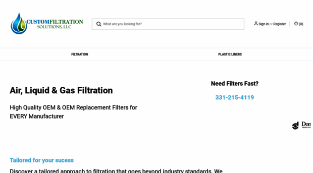 customfiltrationsolutions.com