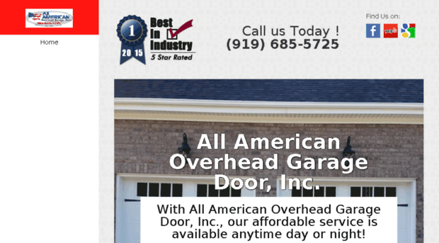 customgaragedoorsinraleighnc.com